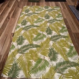 Custom Made Robert Allen Fabric Tablecloth “Shady Palms”